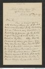 Nachlass Franz Steindachner, Brief von E. Higgins an Franz Steindachner (28.12.1877), Inv.Nr. 222.03, Seite 1
